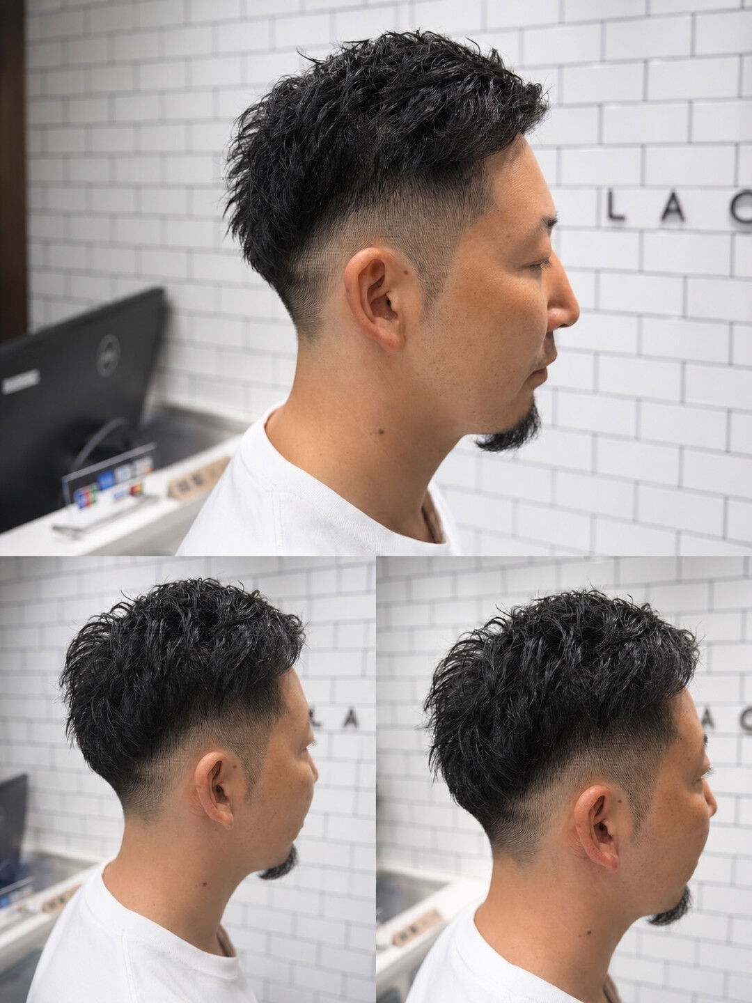 西宮店の原です(*'▽') サイドをすっきりフェードにしたメ