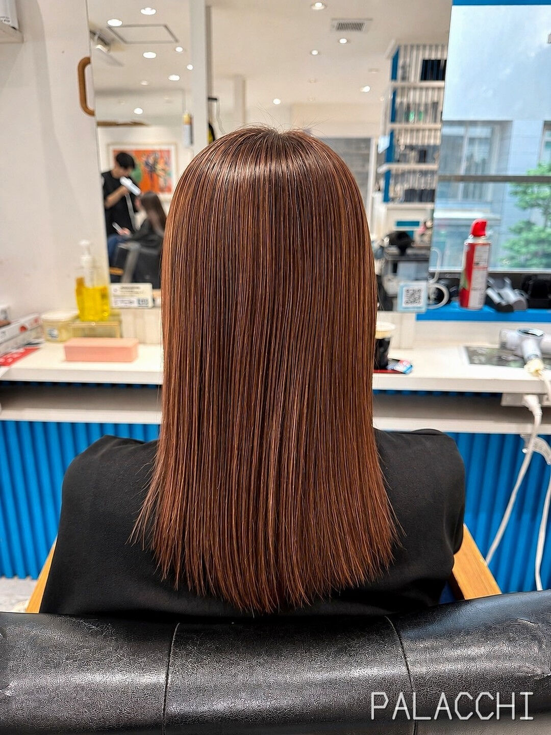西宮のPALACCHIです😊今回は髪質改善ストレートでツヤツ