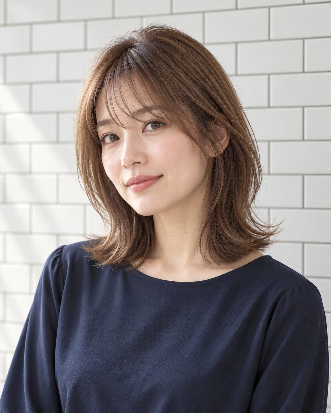 いつもの髪色を、少しやわらかく