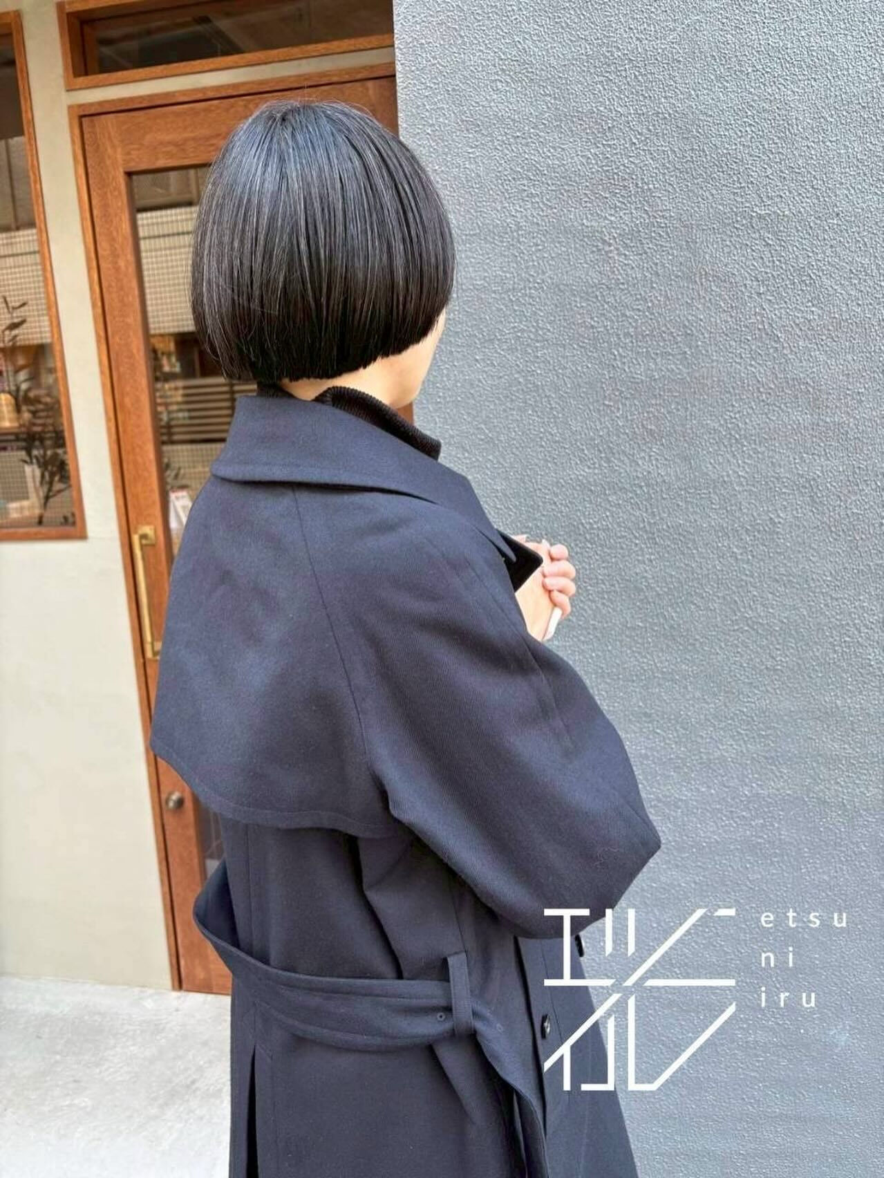 コートとの相性◎🙆な重ためマッシュ