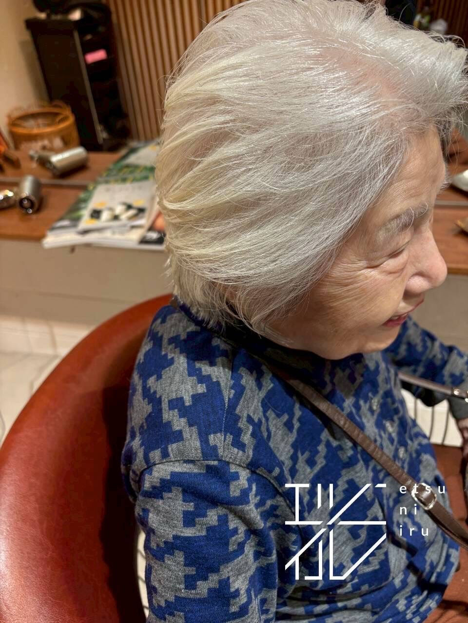 めちゃくちゃキレイな白髪です👩‍🦳